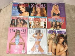 Nine Playboy Magazines 1997 - Like New Condition