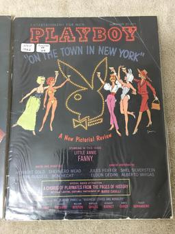 Two Vintage Playboy Magazines 1962 - Like New Condition