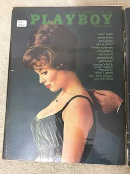 Two Vintage Playboy Magazines 1962 - Like New Condition