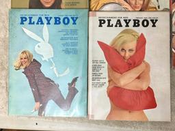 Eleven Playboy Magazines 1969 - Like New Condition