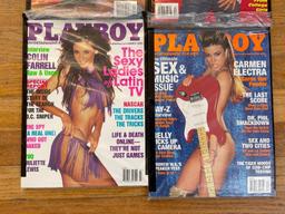 Four Playboy Magazines January - March 2003 - Like New Condition