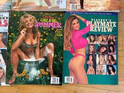 Twelve Misc Vintage Playboy Magazines - Like New Condition