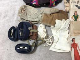 Misc Treasure Lot Incl Sewing Patterns, Belts and More