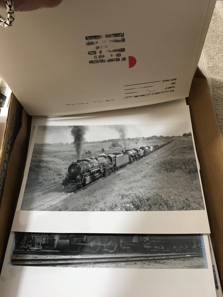 Group of Vintage Train Photographs