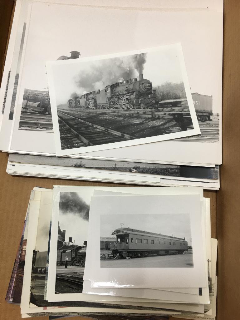 Group of Vintage Train Photographs