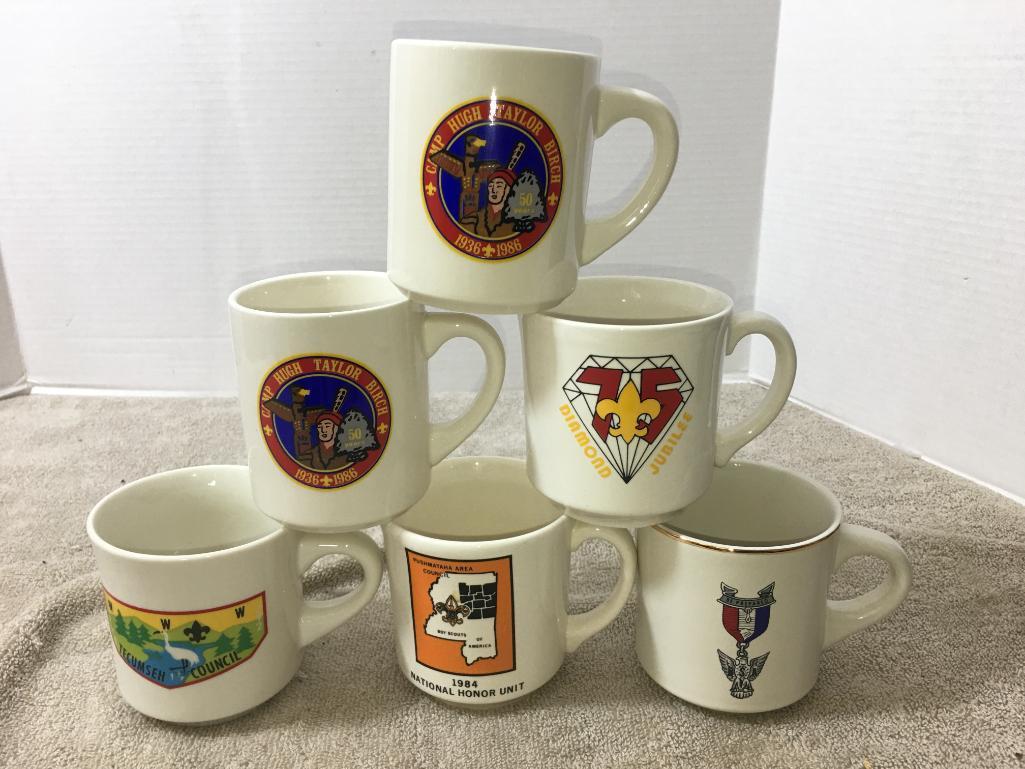 Case of Misc Boy Scout Coffee Mugs