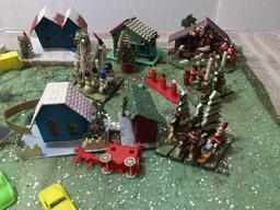 Vintage Home Made Christmas Village