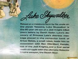 Vintage Star Wars Luke Skywalker Poster by Coca Cola 1977