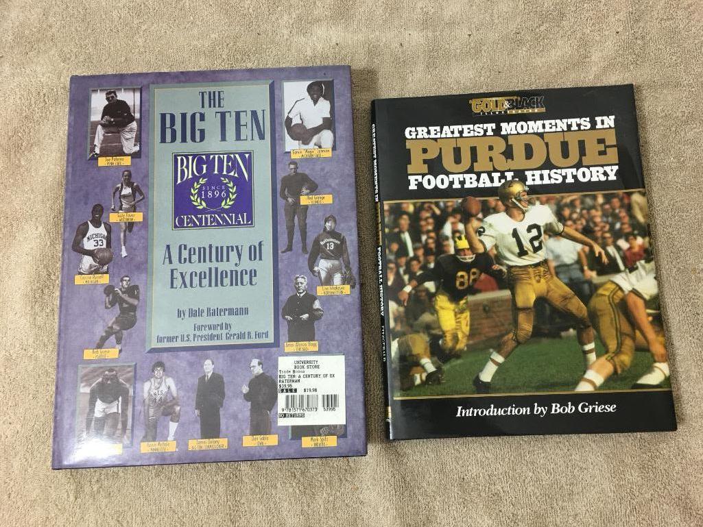 Two Purdue University Football Books