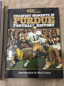 Two Purdue University Football Books