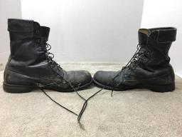 Pair of Army Boots by Addison Shoe Co Size 9.5 E