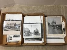 Group of Vintage Train Photographs