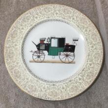 Imperial by Salem Cream Carriage Plate w/23K Gold Rim