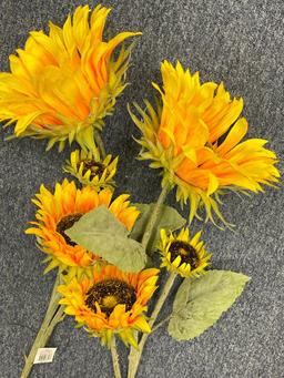 Group of 2 Sunflowers on Stand