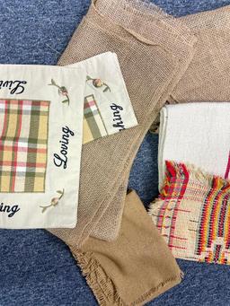 Group of New Placemats and Burlap