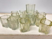 Group of Glass Tea Light Holders