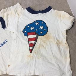 Two Vintage Childrens T-Shirts Size M