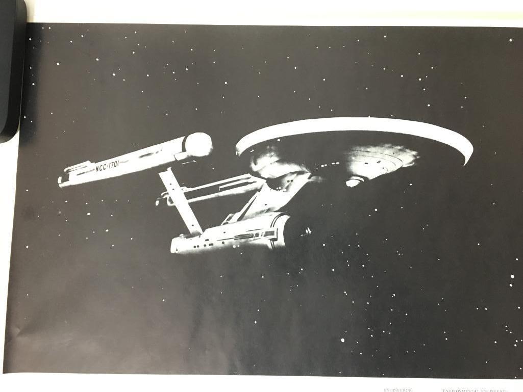 Vintage Star Trek USS Enterprise Poster 1976