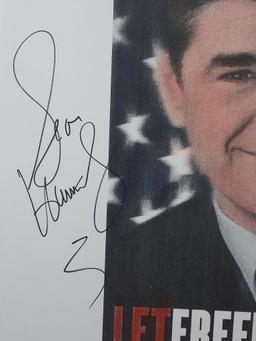 "Let Freedom Ring" Book Signing Foamboard Poster Signed by Sean Hannity 2002