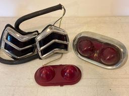 Group of Vintage Automotive Tail Lights