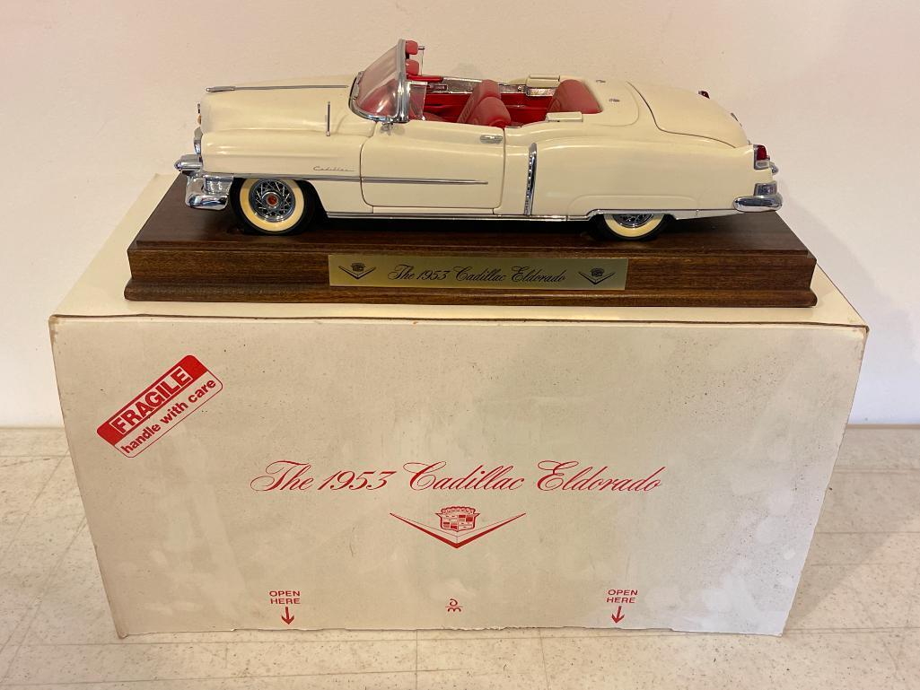 Danbury Mint 1953 Cadillac Eldorado with Stand and Box