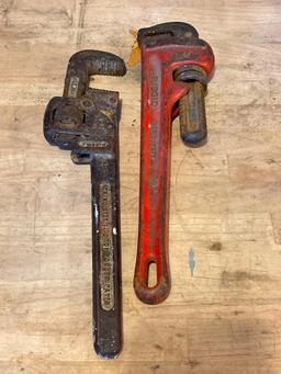 Group of 2 Pipe Wrenches