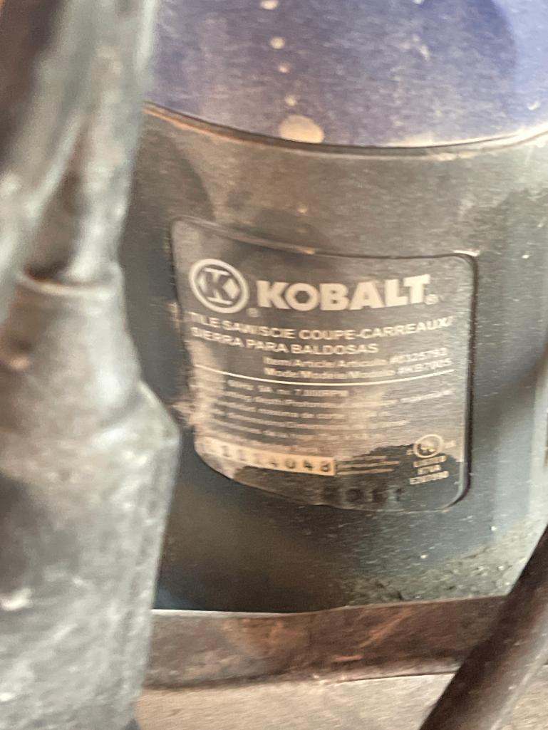 Kobalt Tile Saw