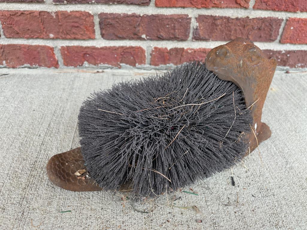 Metal Beaver Boot Brush