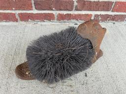 Metal Beaver Boot Brush