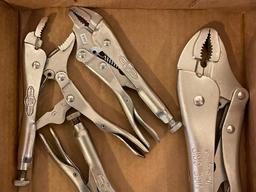 Group of Vice Grips