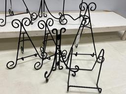 Group of Metal Stands