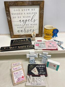 Group of Nurse Related Items