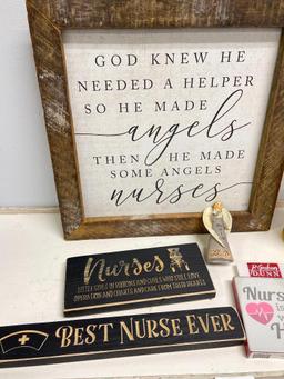 Group of Nurse Related Items