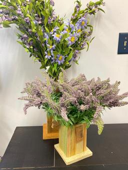 Group of 2 Floral Arrangements