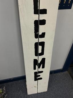 Tall Handmade Porch Sign