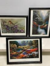 Group of Framed Wall Art Pieces