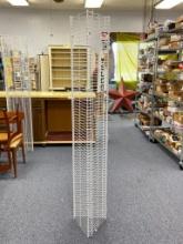 Group of 3 Rubbermaid Shelf Made into Store Display