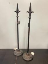 Set of 2 Metal Wreath Holders