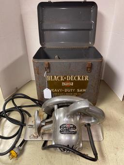 8" Black & Decker Lectro- Saw Model #1H62157 w/Case