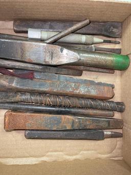Group of Misc Chisels and Punches