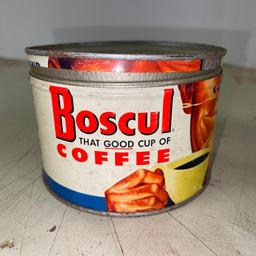 Vintage Boscul Coffee Tin