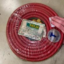 Weiler 1/4" 25 Ft. Air Hose Part #TH-1731 Grade T New in Package