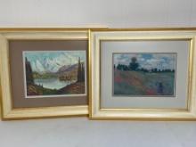Pair of Framed Landscape Prints