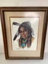 Framed Native American Print