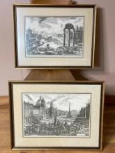 Pair of Framed Wall Art Pieces