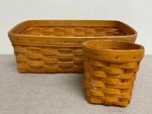 Group of 2 Longaberger Baskets (2000s)