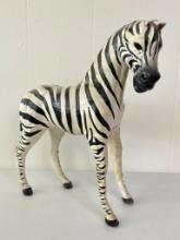 Composite Zebra Figurine