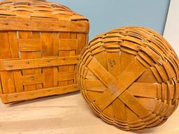 Group of 2 Longaberger Baskets (1980s)