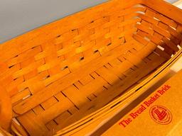 Longaberger Bread Basket with Brick