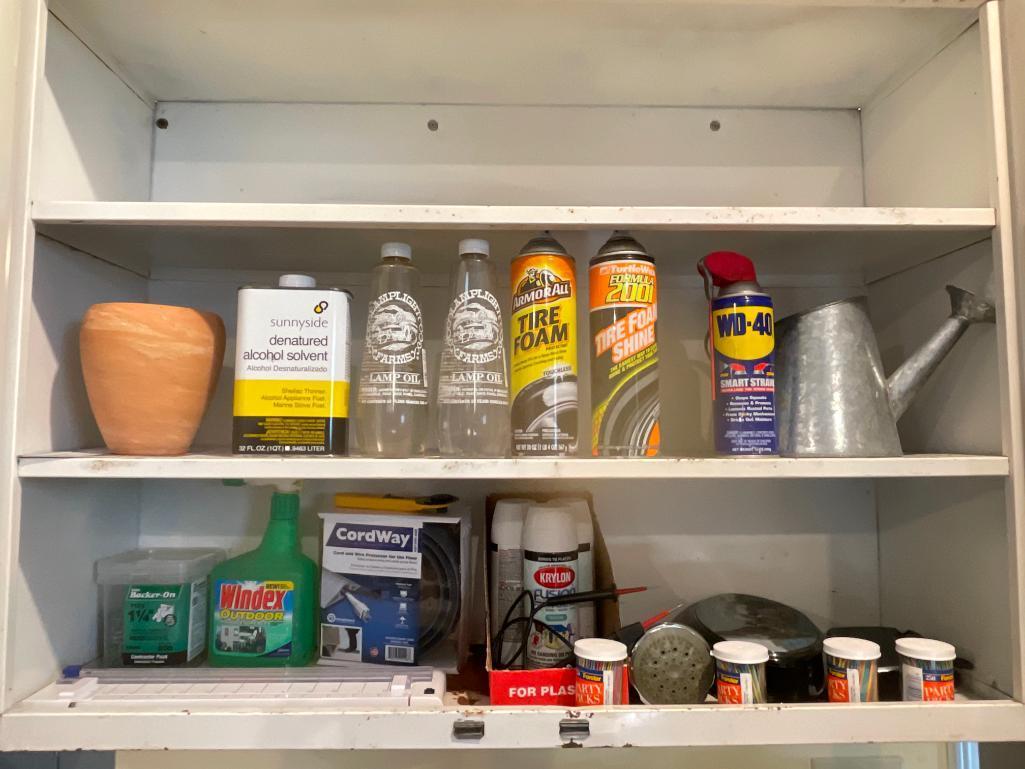 Garage Shelving Contents